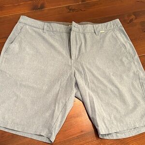 Linksoul Light Gray Men's Flat Front Shorts